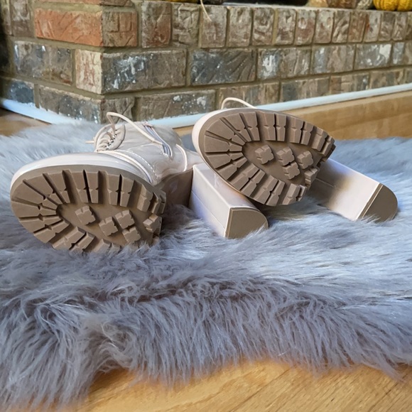 Brand new FashionNova Booties -Nude - Picture 5 of 7